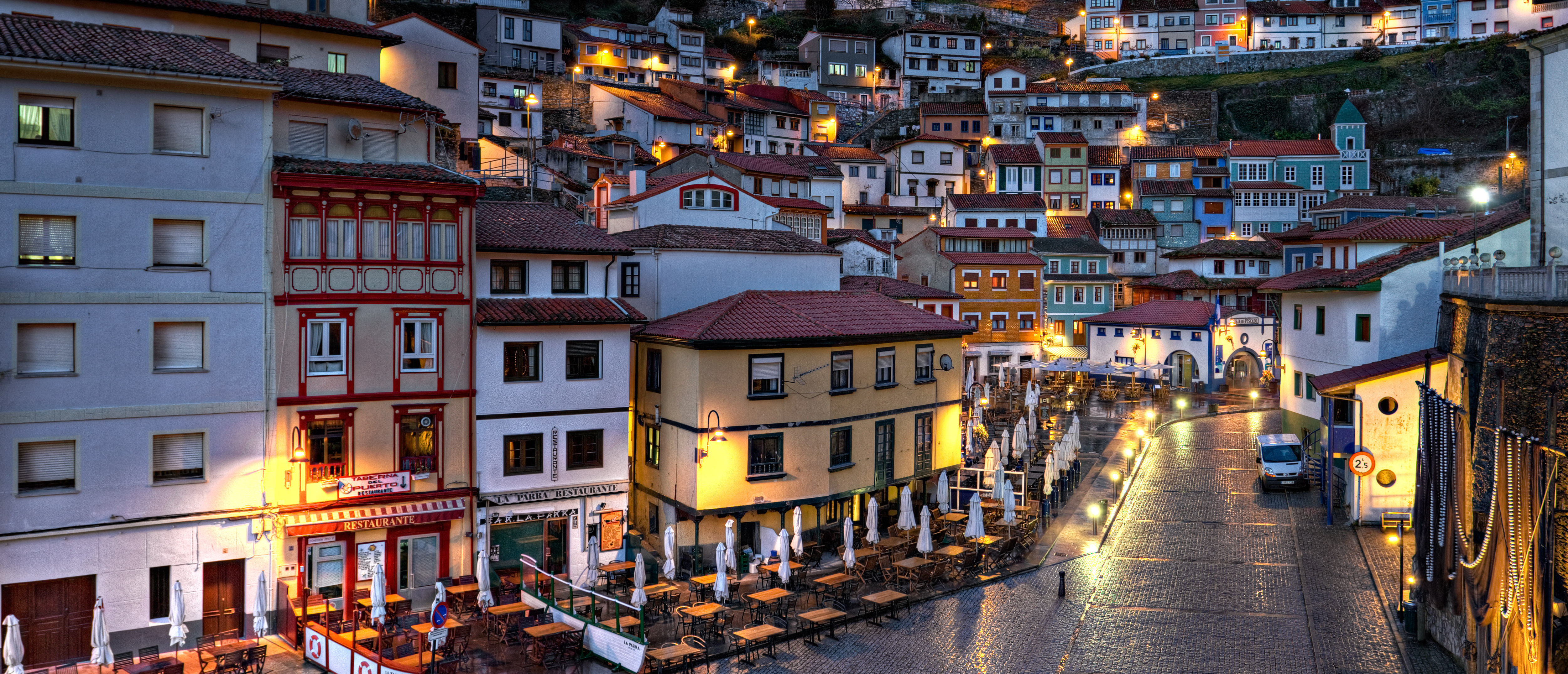 cudillero anochecer2